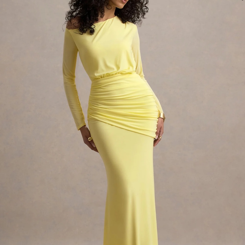Dress - butter yellow
